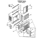 Kenmore 1069701071 cabinet diagram