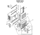 Kenmore 1069731250 cabinet diagram