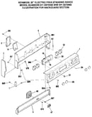 Backguard section