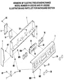 Backguard section