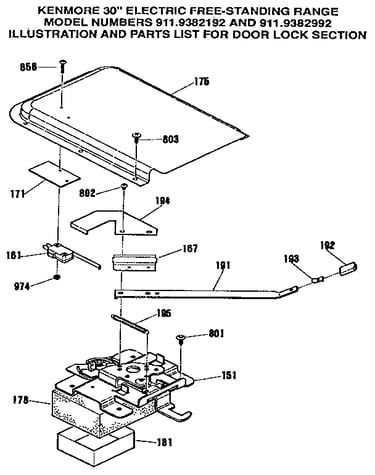 Door lock section
