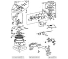 Briggs & Stratton 422400 TO 422499 (1264 - 1270) air cleaner body and carburetor assembly diagram