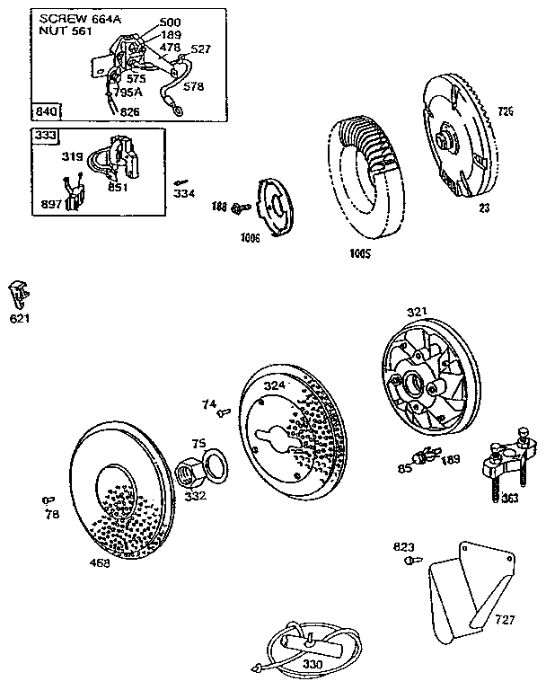 Flywheel and ring gear assembly