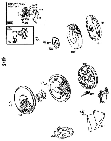 Flywheel and ring gear assembly
