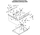 Kenmore 9114672592 control panel section diagram