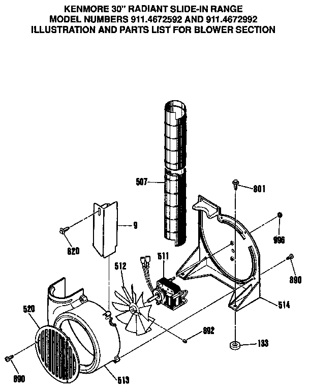 Blower section