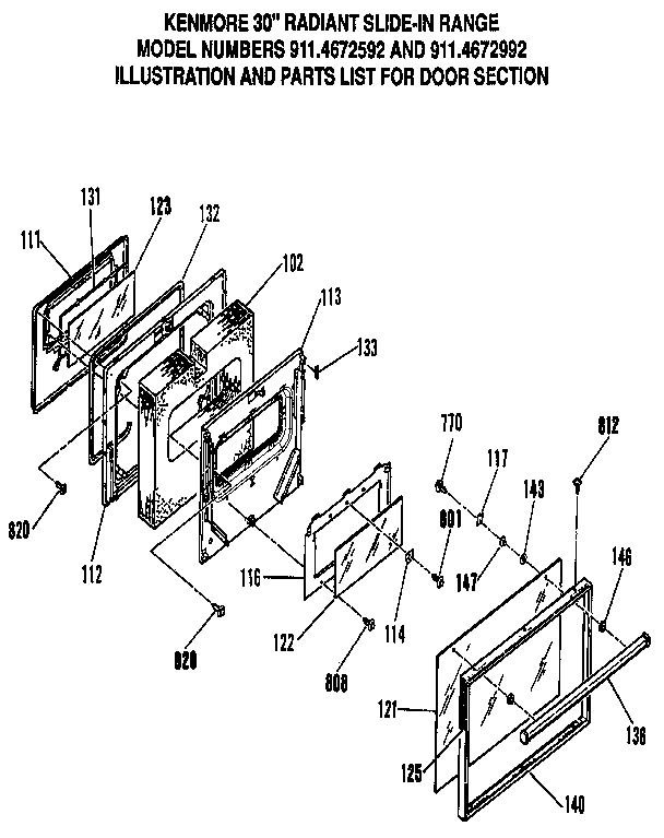 Door section