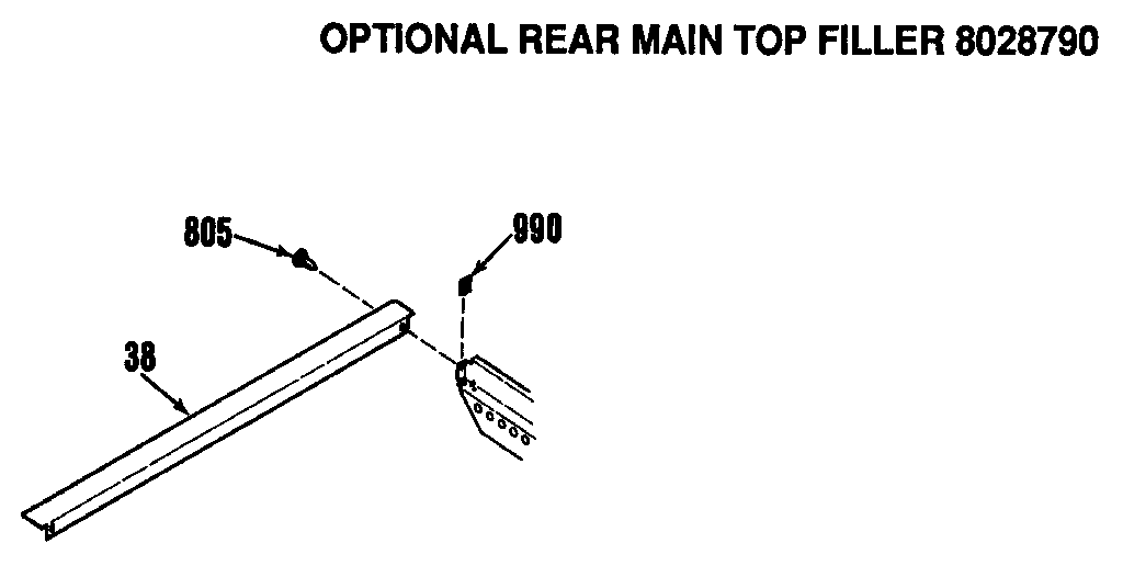 Rear main top filler