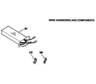 Kenmore 9114262991 wire harnesses and components diagram