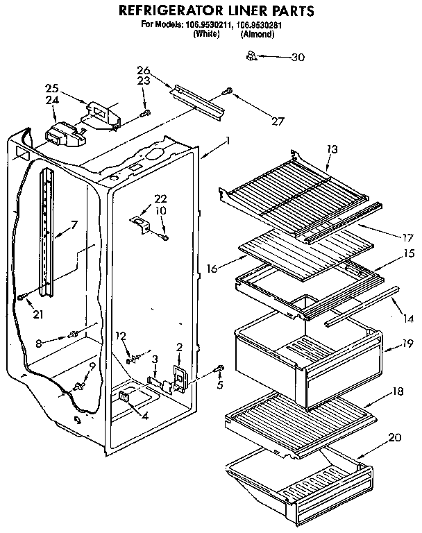 Refrigerator liner