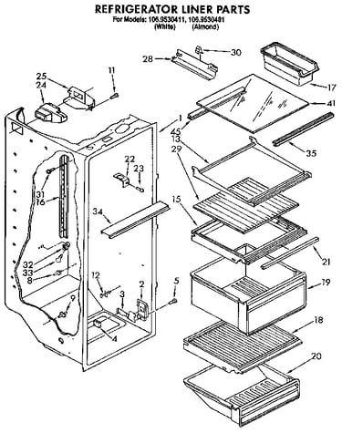 Refrigerator liner