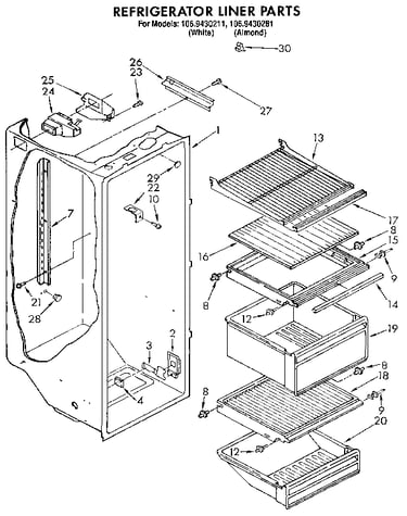 Refrigerator liner