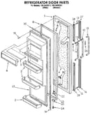 Refrigerator door