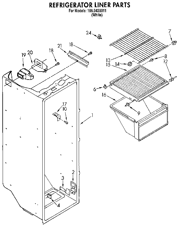 REFRIGERATOR LINER