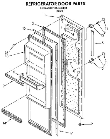 Refrigerator door