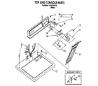 Sears 11097310100 top and console diagram