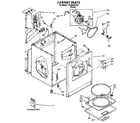 Kenmore 11096350100 cabinet diagram