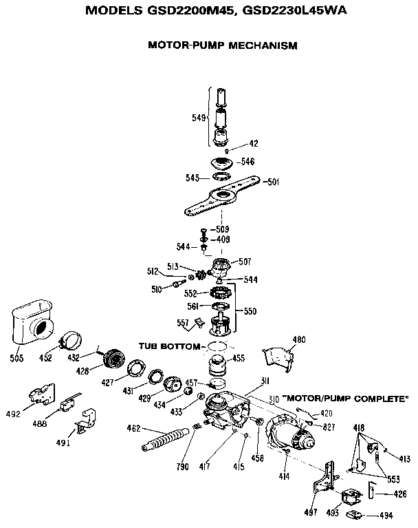 MOTOR-PUMP ASSEMBLY