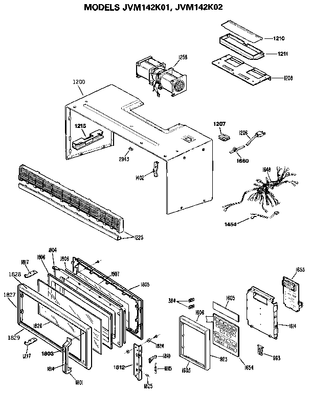 COVER/DOOR AND CONTROL PANEL