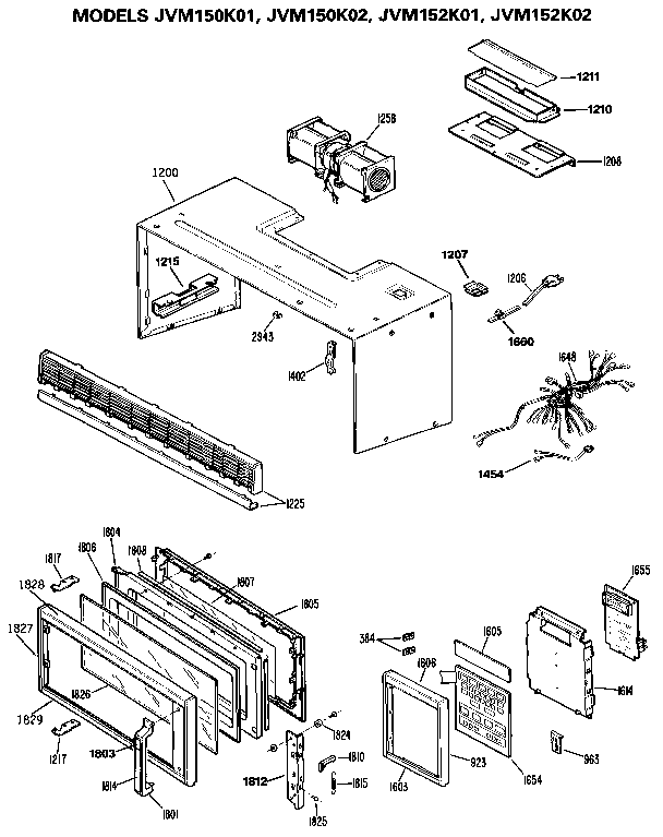 Cover/door and control panel