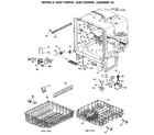 GE GSD1150P45 tub assembly diagram