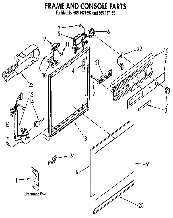 FRAME AND CONSOLE