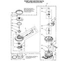Kenmore 6651571592 pump and motor diagram