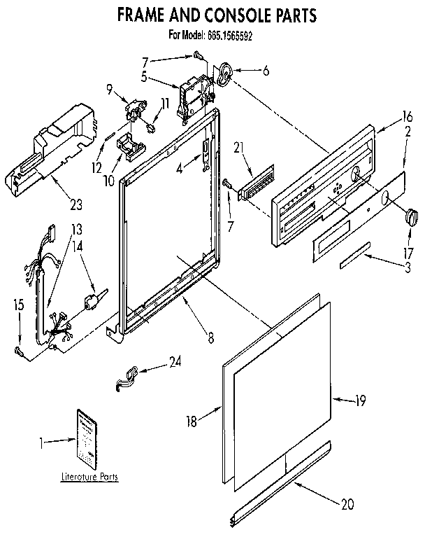 FRAME AND CONSOLE