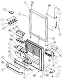 Refrigerator door