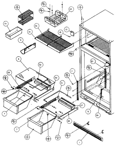 Cabinet shelving