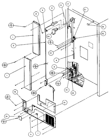 Cabinet back