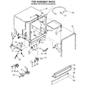 Kenmore 6651563590 tub assembly diagram