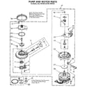Kenmore 6651563590 pump and motor diagram