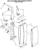Bag housing and handle