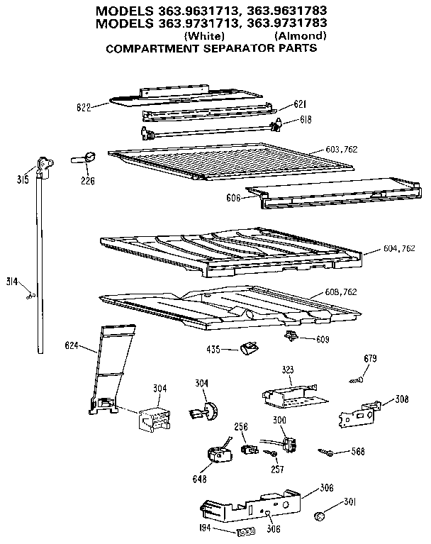 Compartment separator