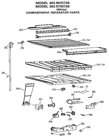 Compartment separator