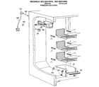 Kenmore 3639537880 freezer section diagram