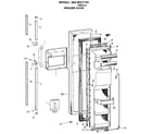 Kenmore 3639537720 freezer door diagram