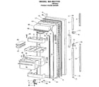 Kenmore 3639537720 fresh food door diagram