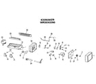 Kenmore 3639537720 icemaker diagram