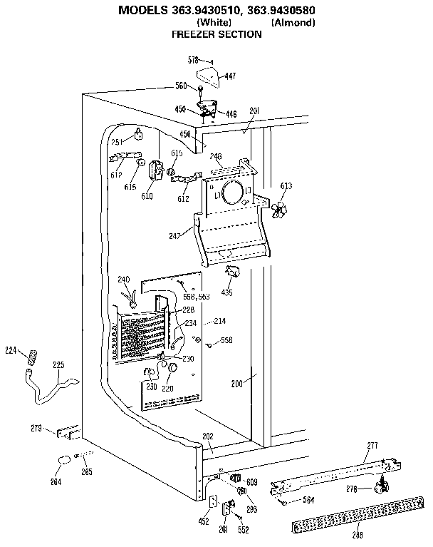 FREEZER SECTION