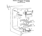 Kenmore 3639430580 freezer section diagram