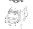 Kenmore 3639634212 freezer door diagram