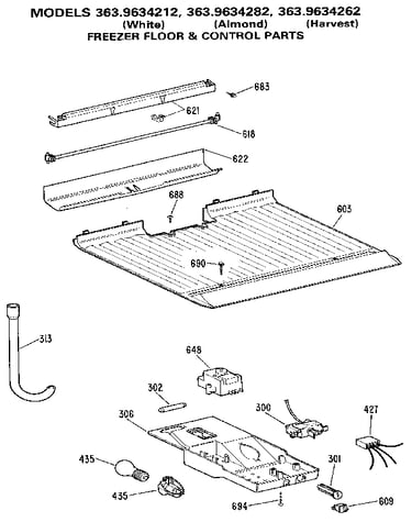 Freezer floor & control