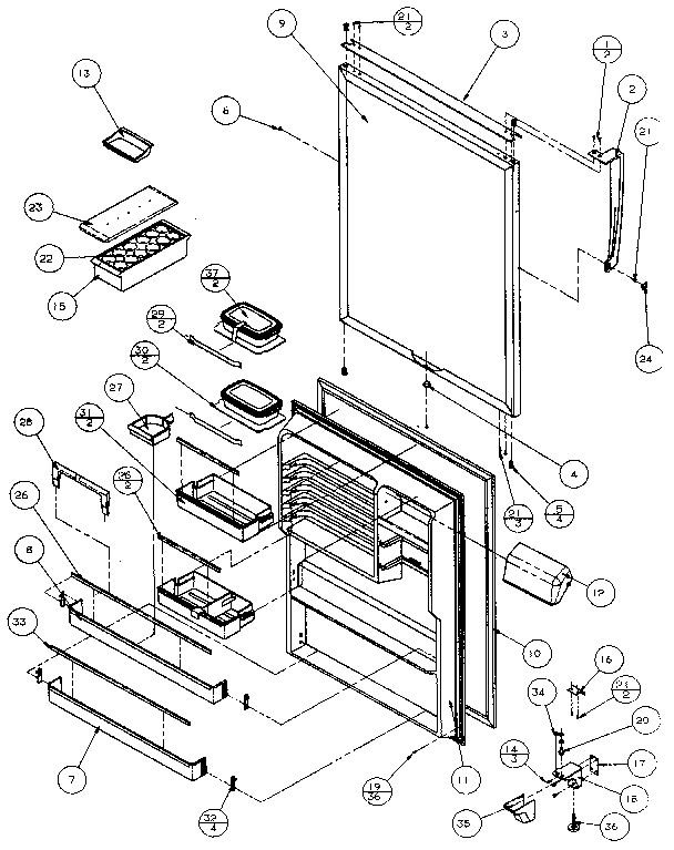 REFRIGERATOR DOOR