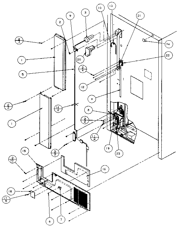 Cabinet back