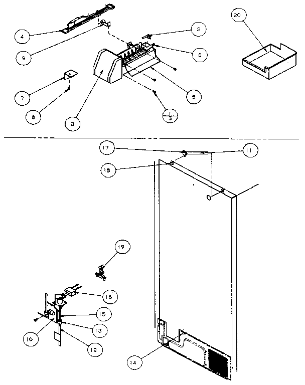 FACTORY INSTALLED ICE MAKER