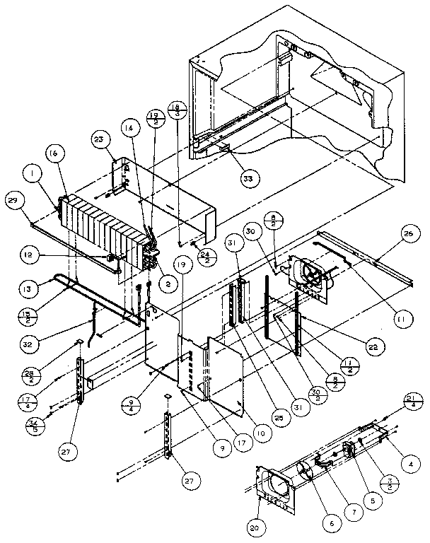 Evaporator area