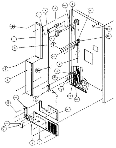Cabinet back