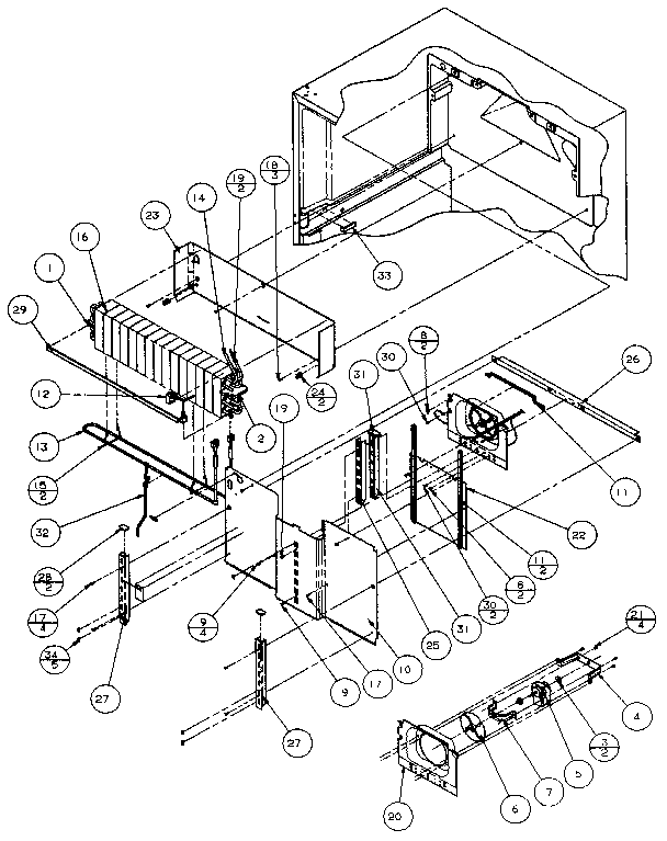 Evaporator area